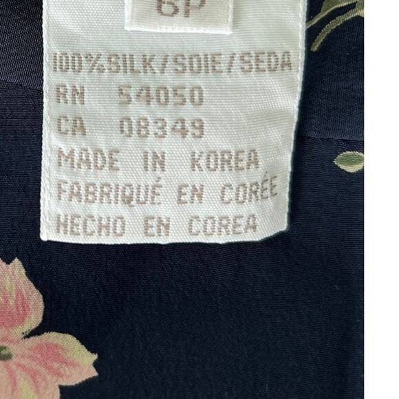 Jones New York Petite Women's Long Skirt Real 100% Silk - Picture 7 of 11